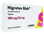 HIGROTON BLOK ATENOLOL CLORTALIDONA 100MG/25MG 28TABS