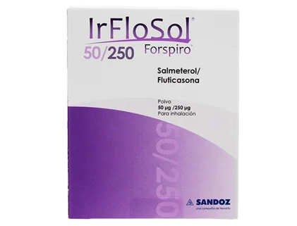 IRFLOSOL SALMETEROL  FLUTICARSONA 50+250MCG 60DOS