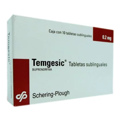 Temgesic Bupremorphine 0.2 mcg 10 tabs