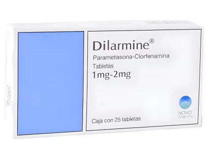 Dilarmine Paramethasone Chlorpheniramine 1 mg 25 Tabs