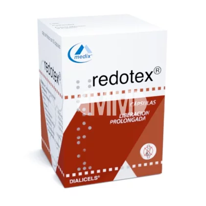 Redotex  Norpseudophedrine Atropine Aloin Diazepam 30 caps